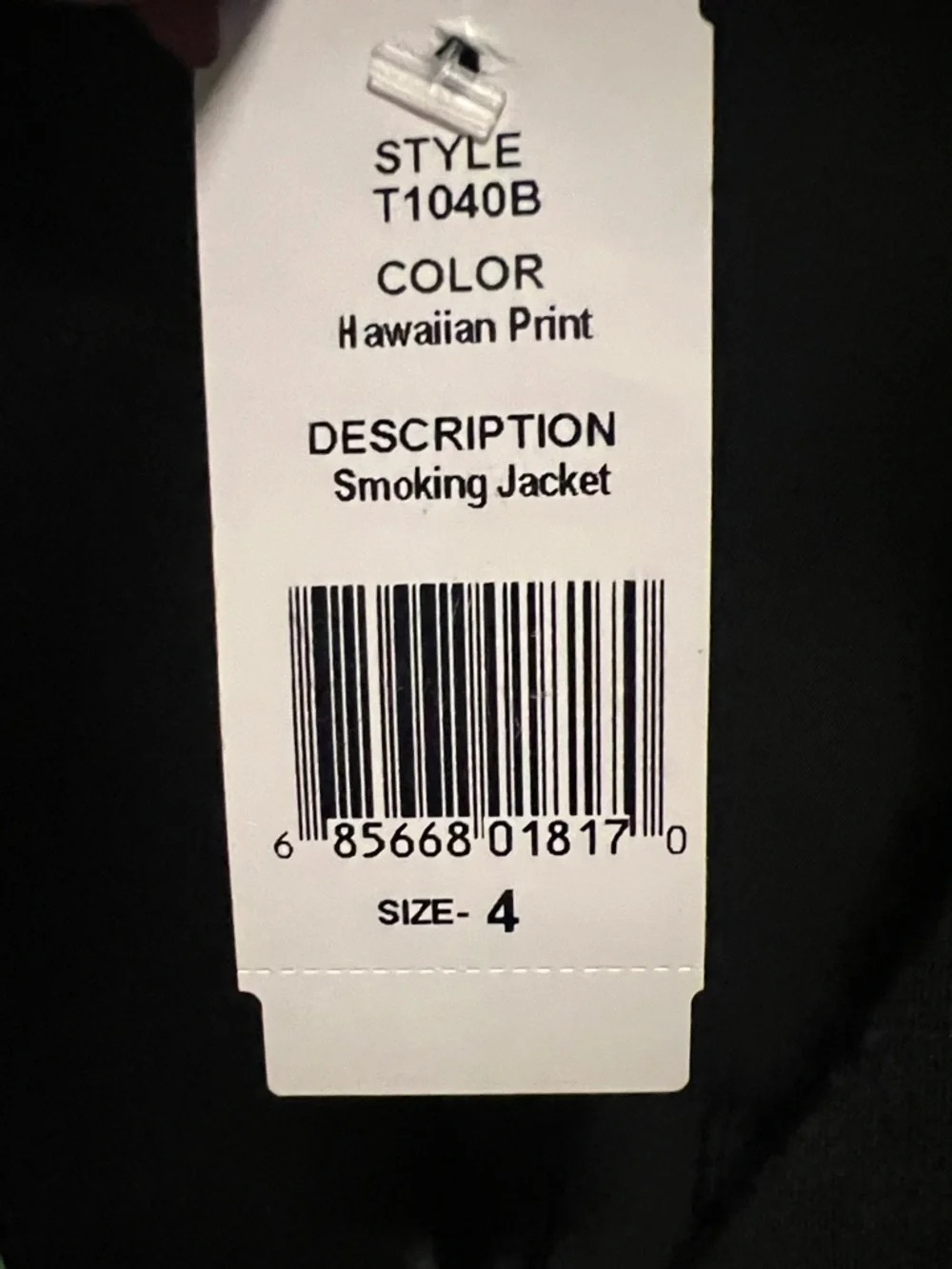 NWT SMYTHE Smoking Jacket BLAZER in Hawaiian floral print Green + Aqua SIZE 4 - Picture 6 of 6